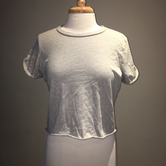 Ladies grey t-shirt - Picture 1 of 3